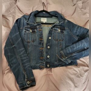 Cropped Denim Jacket By Torrid